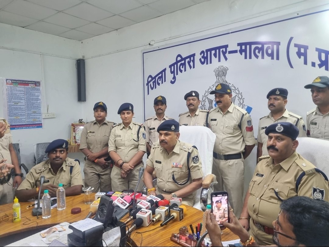 आगर नगर में तीन अलग-अलग जगहों पर हुई चोरी का पुलिस ने किया पर्दा फाश, 12 लाख 65 हजार का मशरूका किया बरामद
