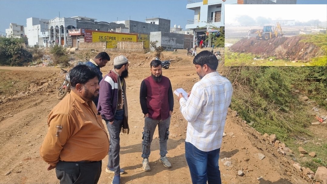 शासकीय भूमि पर अवैध रूप से किया जा रहा था रास्ते निर्माण, प्रशासन की तत्परता से कब्जे की कोशिश विफल, जेसीबी मशीन को किया जब्त