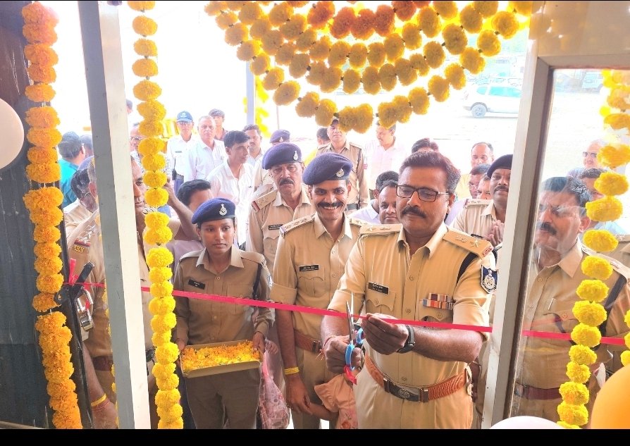 आगर-मालवा में नए यातायात थाने का शुभारंभ, एसपी दिलीप कुमार सोनी ने किया फीता काटकर उद्घाटन